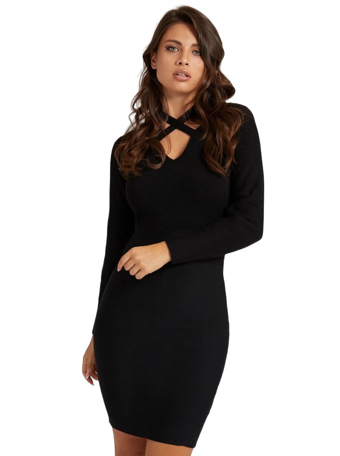 Sukienka damska Guess Janet mała czarna-XS