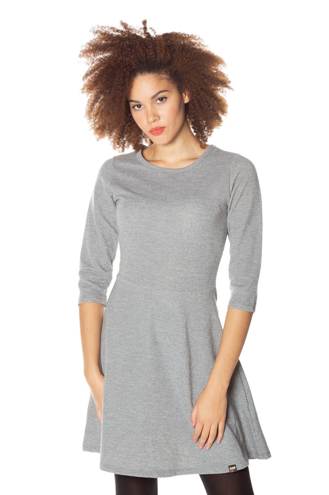 Sukienka SuperDry Riley Textured Skater rozkloszowana-L