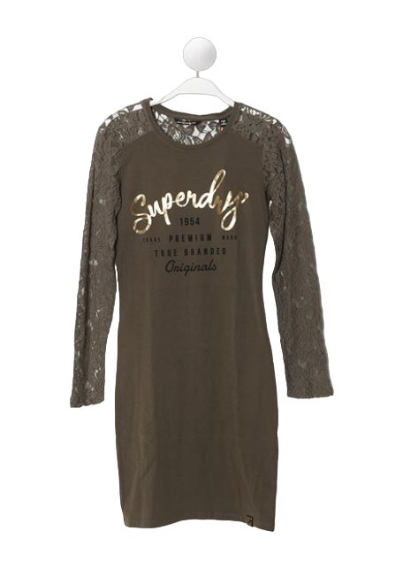 Sukienka SuperDry Riley Lace Panelled Mini-XL