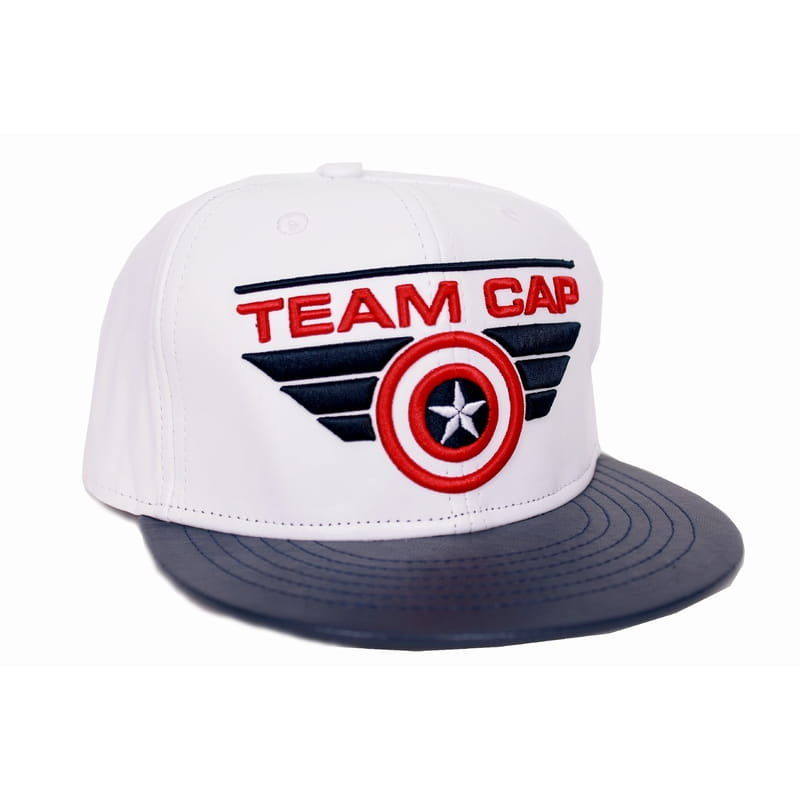 Czapka Team Cap Z Daszkiem - Snapback Kapitan Ameryka