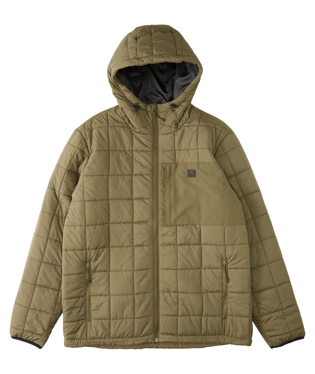 Kurtka męska Billabong Journey Puffer pikowana z kapturem-S