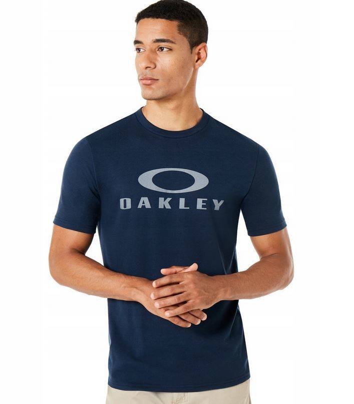 Koszulka Oakley O Bark męska granatowa -M