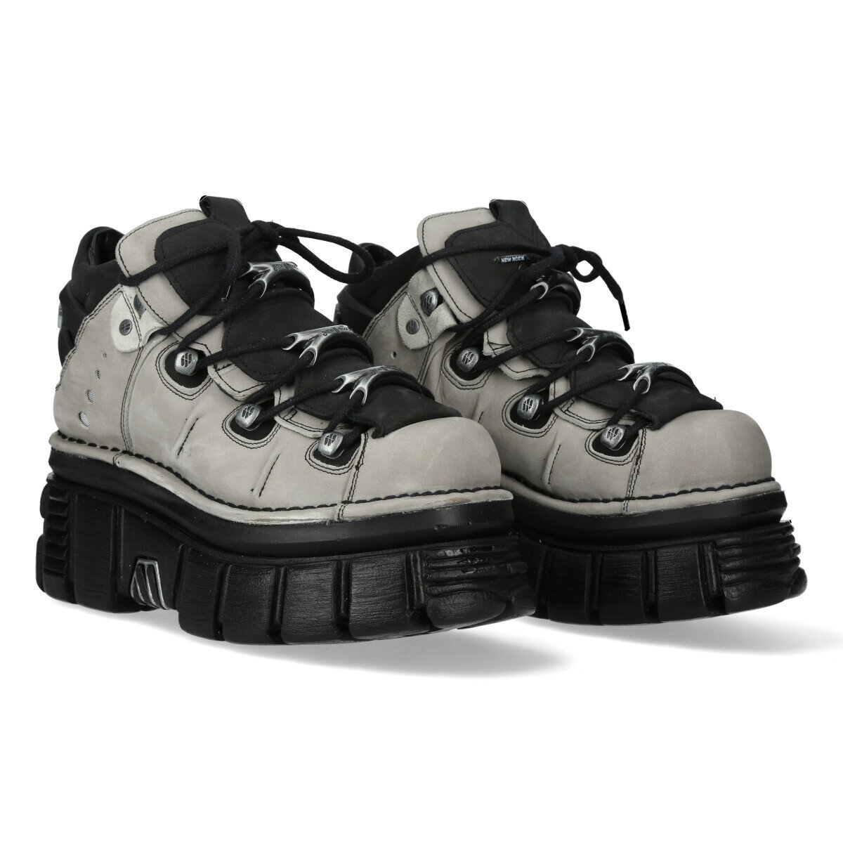 buty NEW ROCK ALASKA PERLA, NOBUCK NEGRO, TOWER NEGRO E14 + LATERAL [M-106-C96]-36