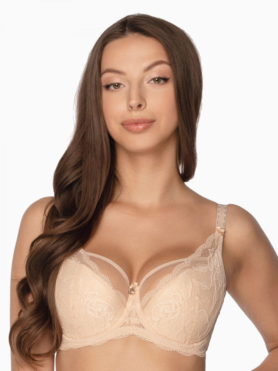 Biustonosz GAIA Semi-Soft Veronika2 931 półusztywniany beżowy  85B