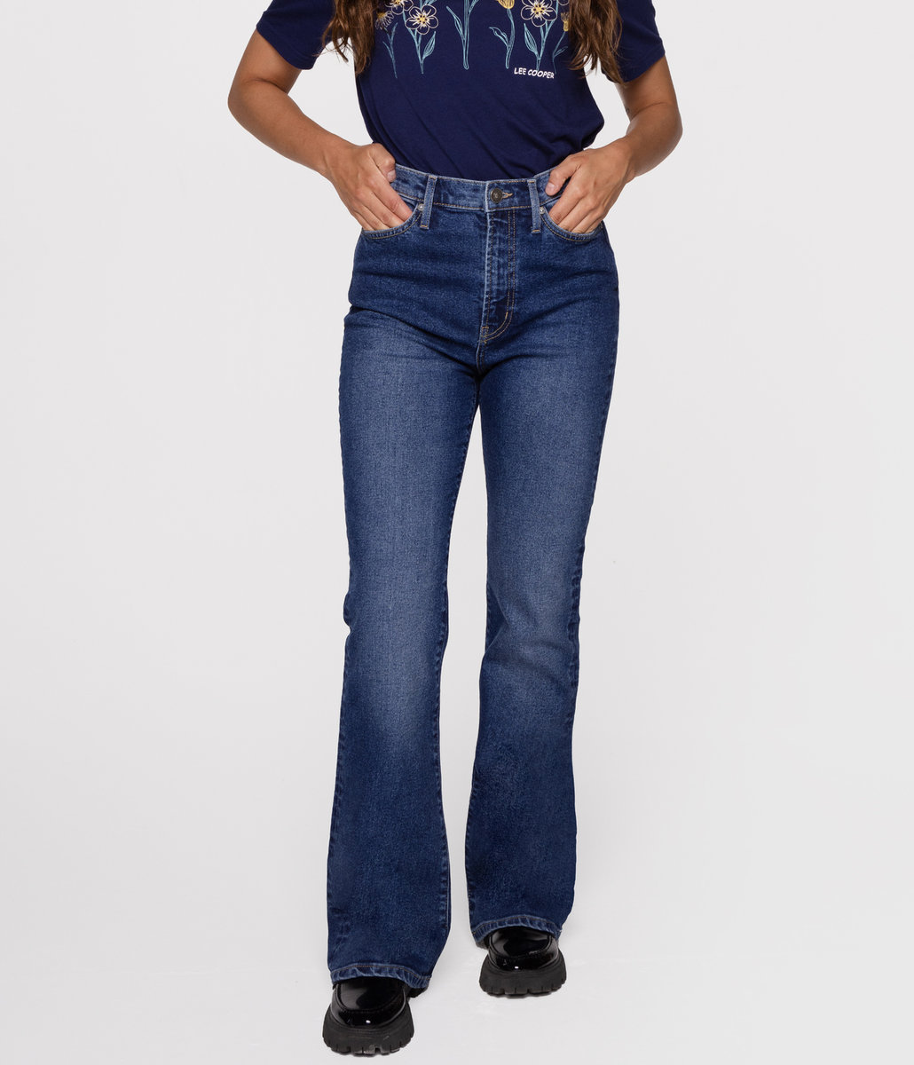 Jeansy damskie bootcut MERY 2417 STONE USED-27\32