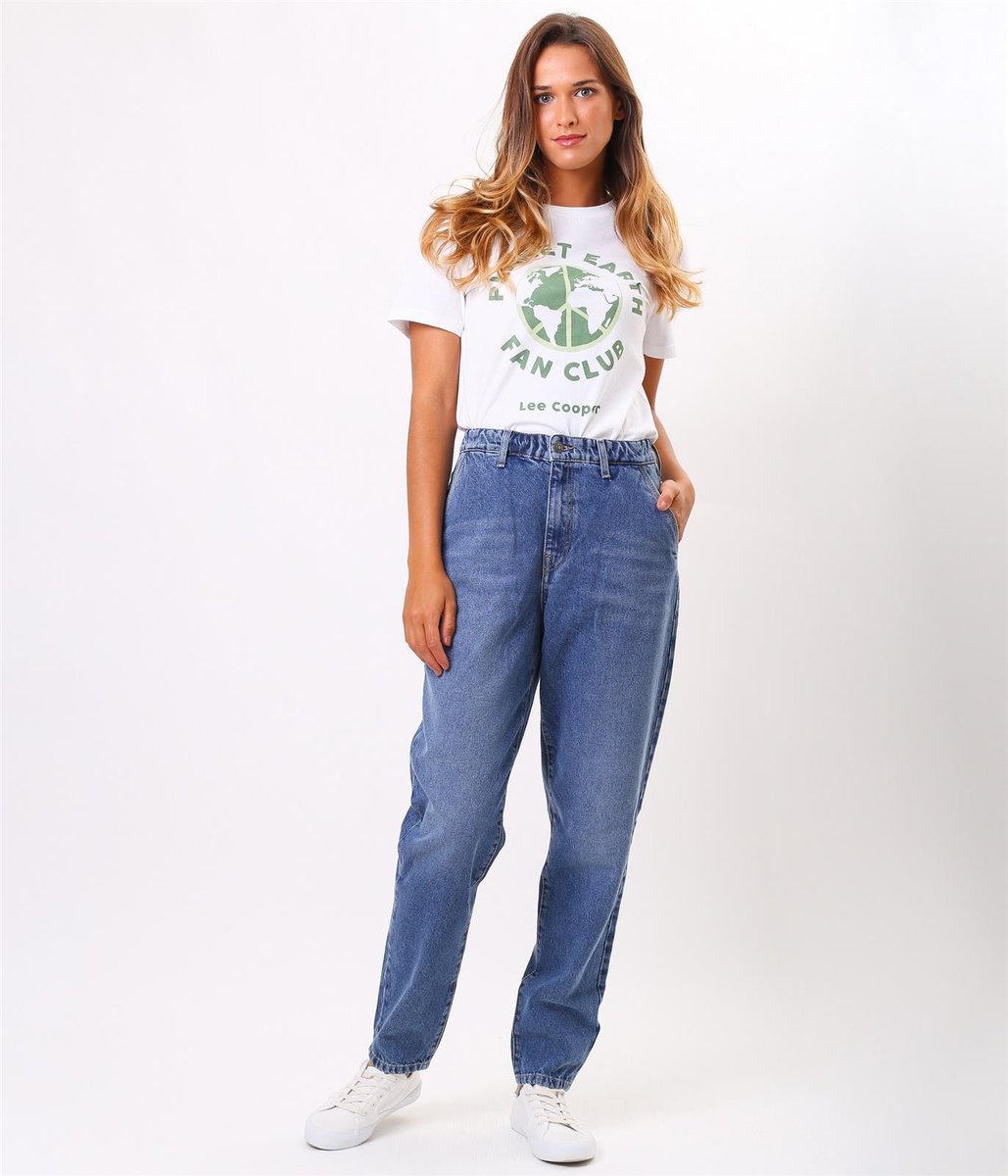 Jeansy damskie mom jeans CLARINE 1720 BRUSHED USED-28\30