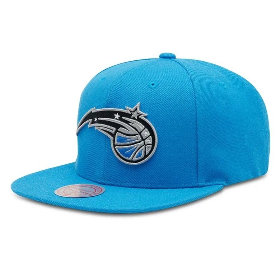 Mitchell & Ness czapka z daszkiem bejsbolówka NBA Orlando Magic Team Ground 2.0 Snapback Magic HHSS3256-OMAYYPPPBLUE niebieski OSFM