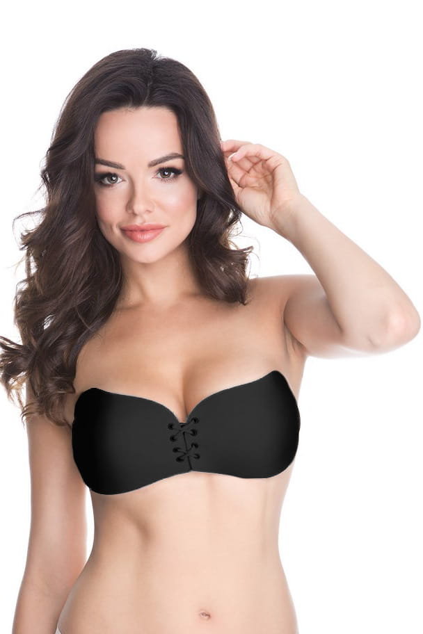 Biustonosz WOW!BRA Julimex samonośny czarny  D