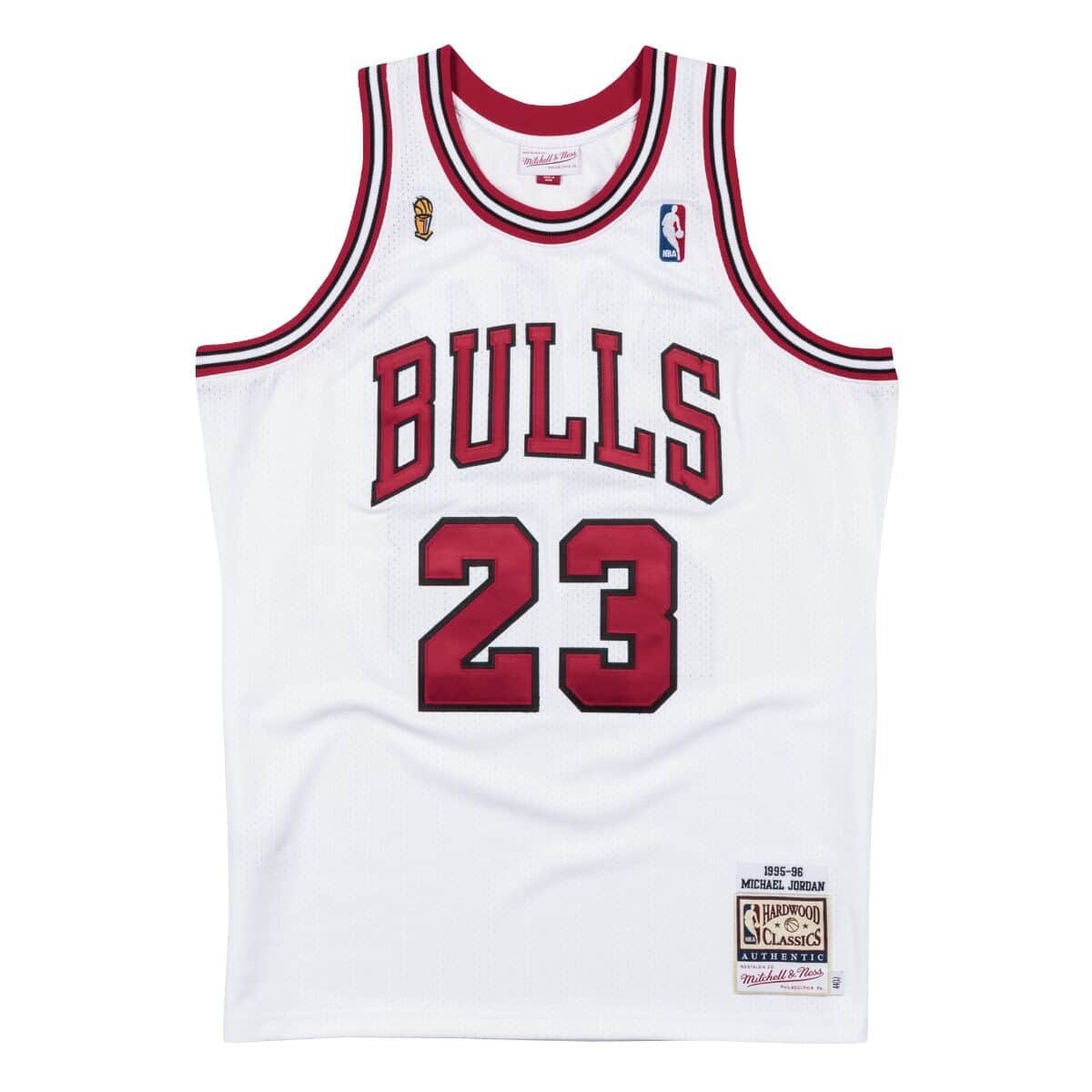 Koszulka meczowa Mitchell & Ness Authentic Michael Jordan Chicago Bulls 1995-96 - AJY4LG19009-CBUWHIT95MJO-M