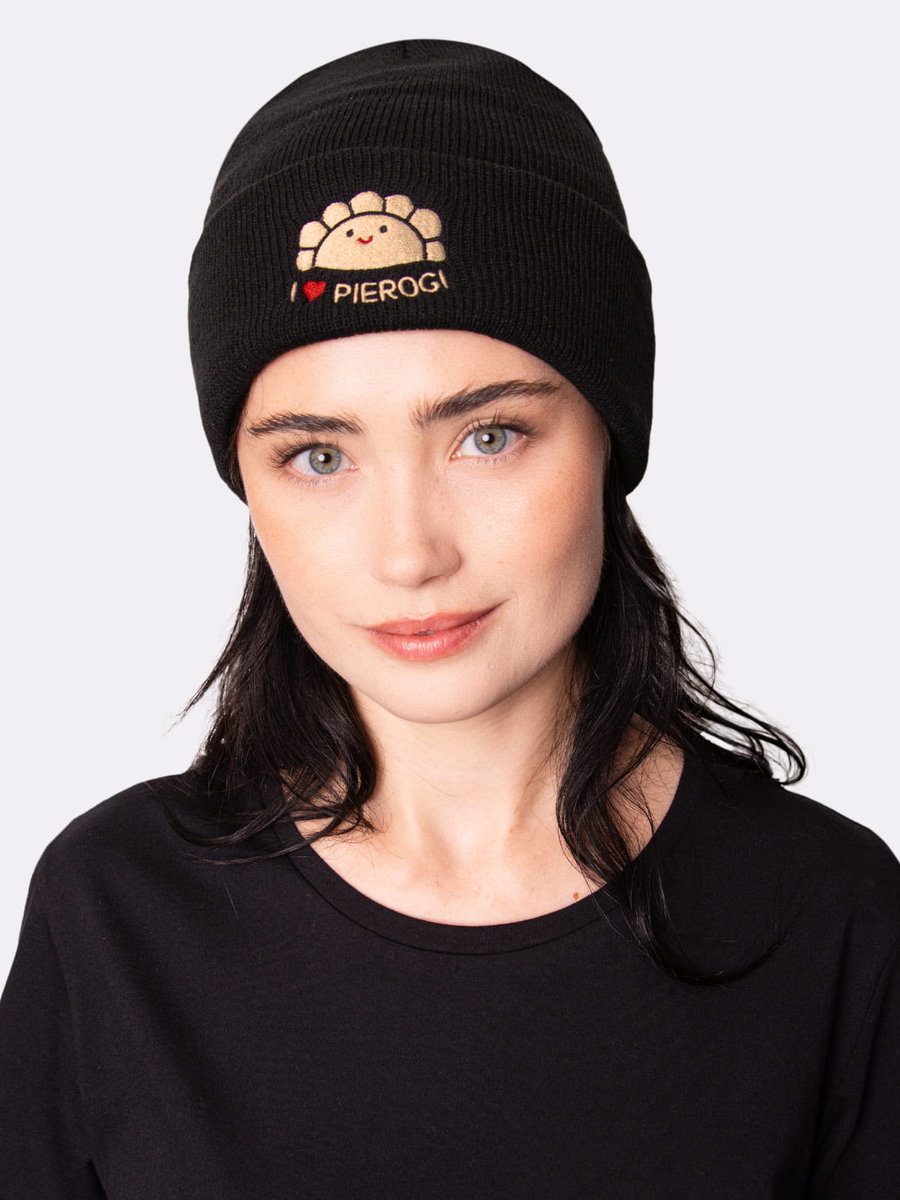 PIEROGI / czapka zimowa z haftem