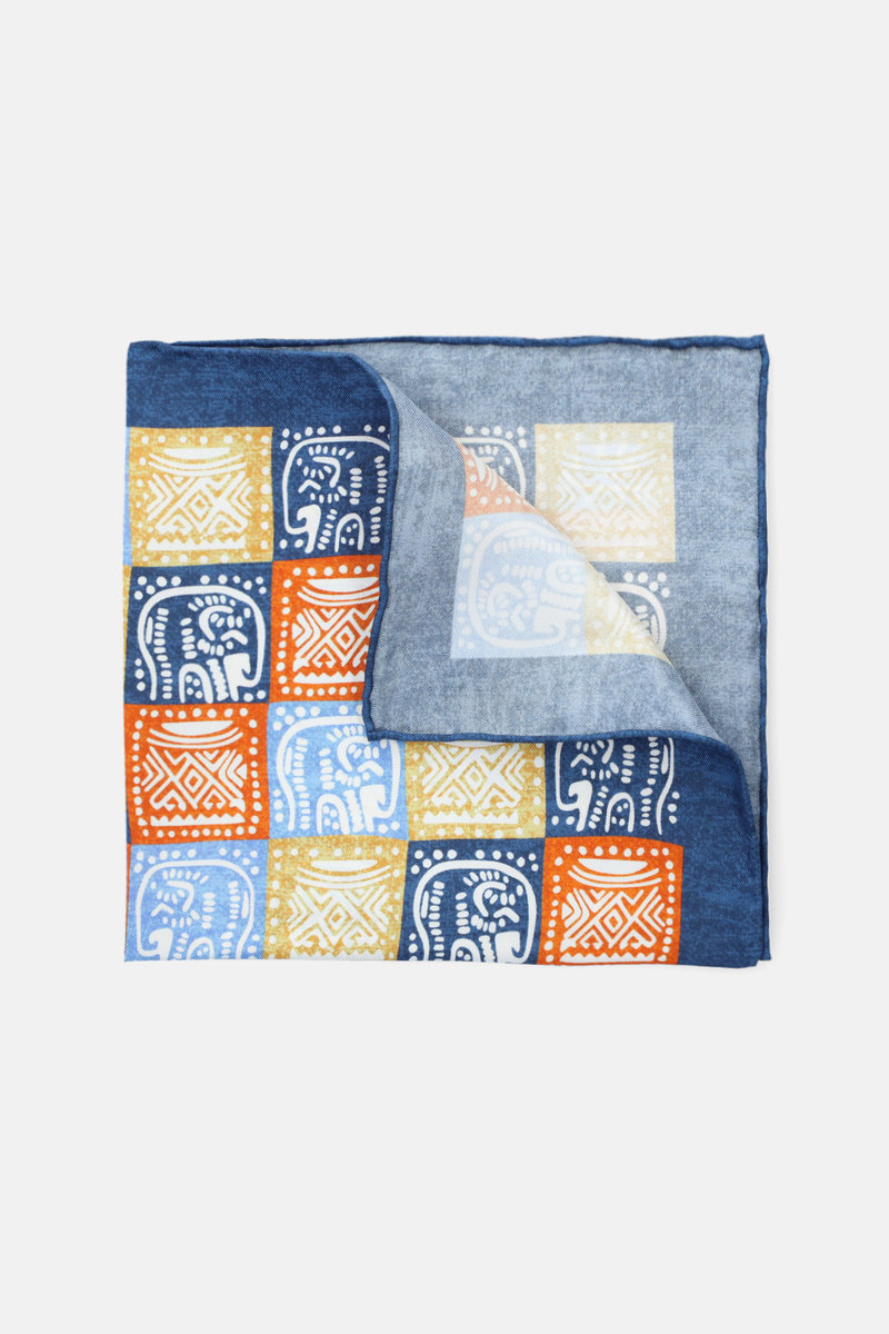 Poszetka Mixkolor Jedwabna Patchwork