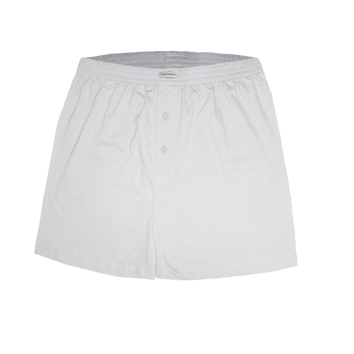 Białe Bokserki Męskie Majtki Bawełniane Luźne Wygodne Z Rozporkiem Xl