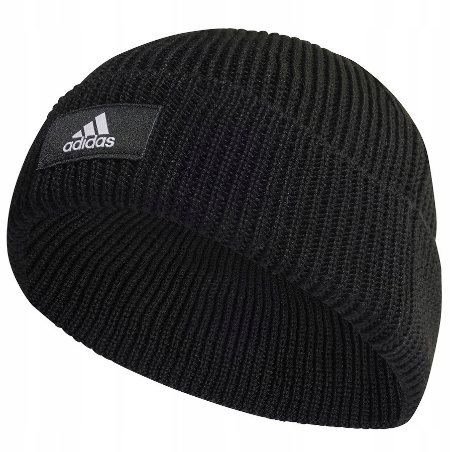 Czapka Zimowa Adidas Fisherman Beanie Hg7801 Czarna Logo