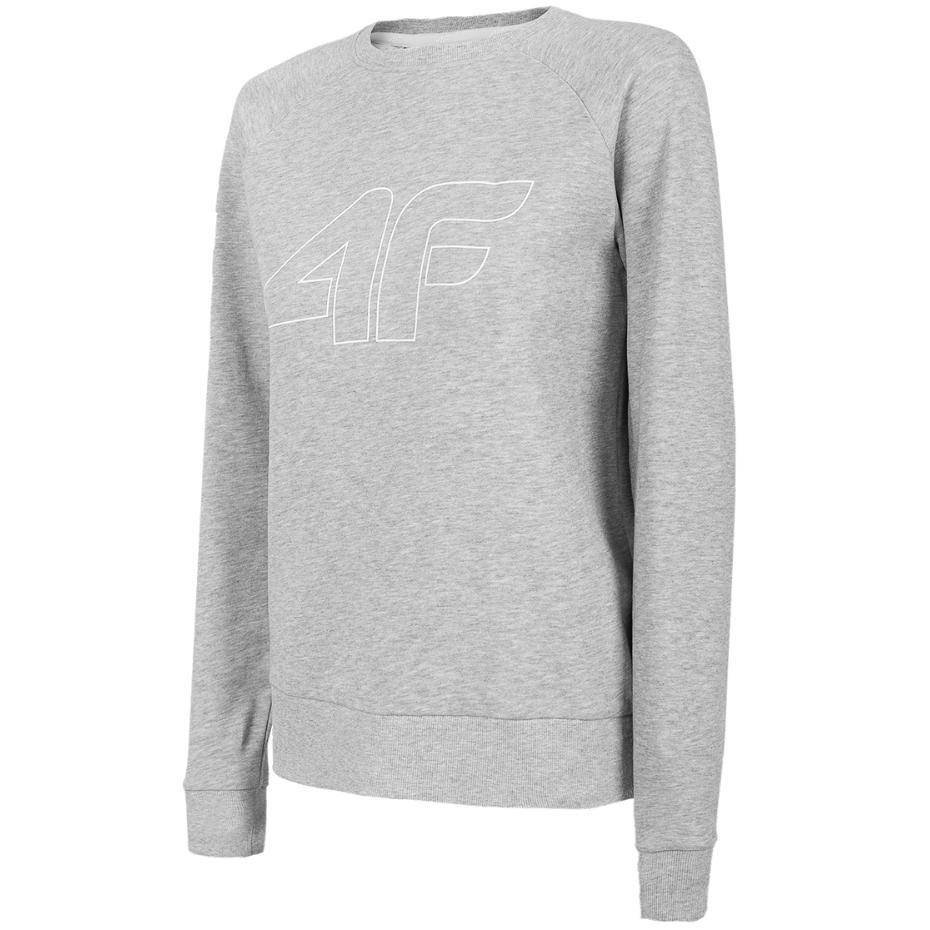 Bluza damska 4F chłodny jasny szary melanż H4L22 BLD350 27M-L