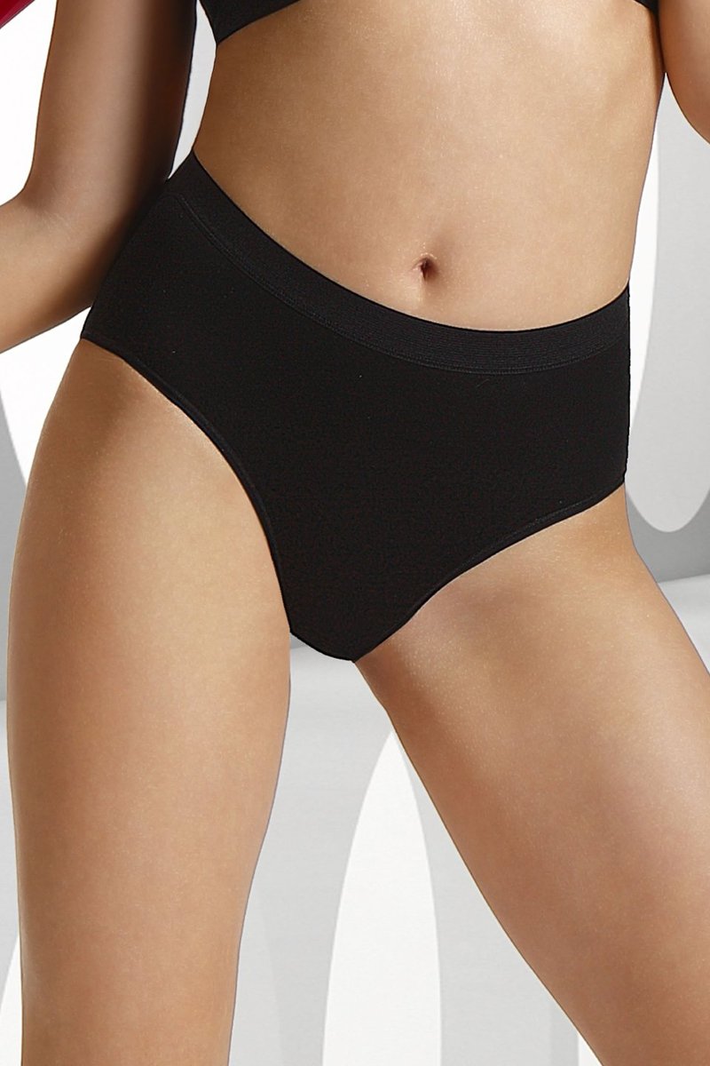 Figi Damskie Z Wyoskim Stanem Stefanie Eldar Czarne  S