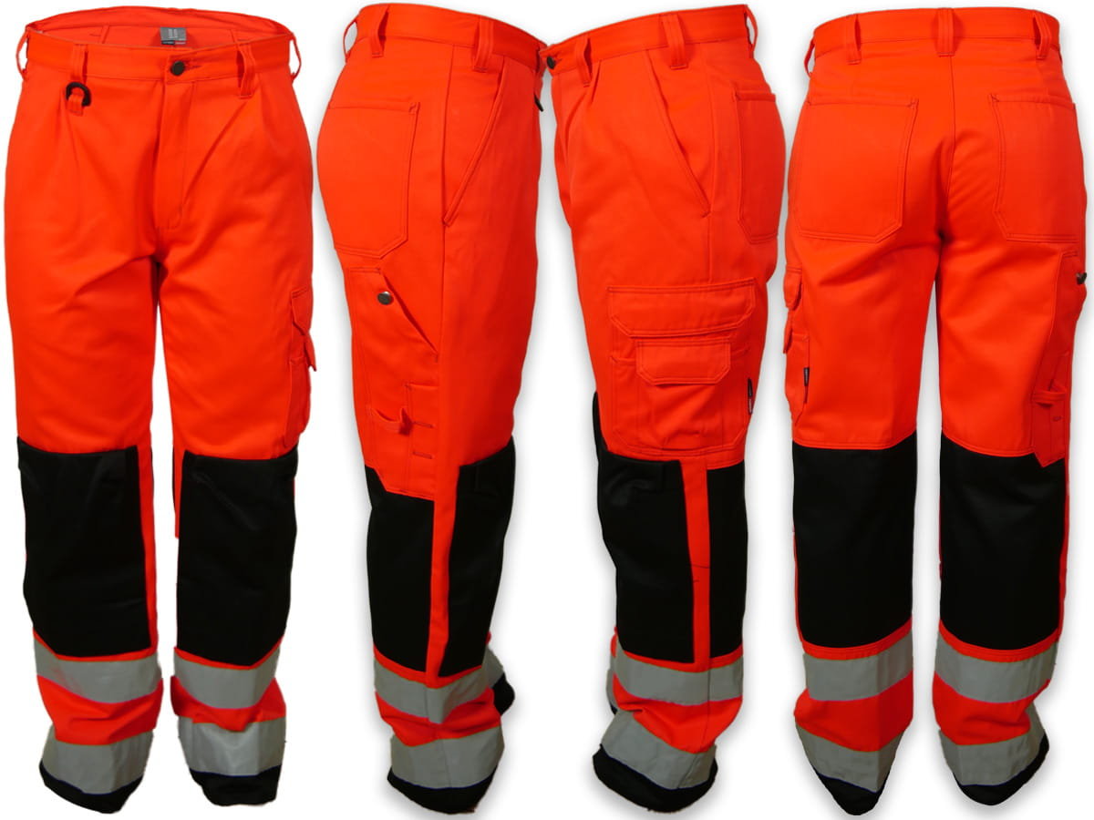 Spodnie ratownicze całoroczne PRM FLUO unisex Fristads Kansas