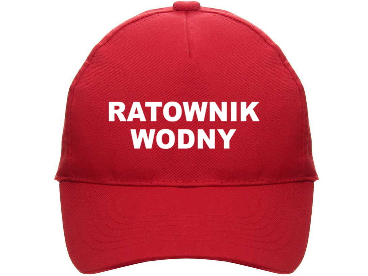 Czapka classic RATOWNIK WODNY czerwona