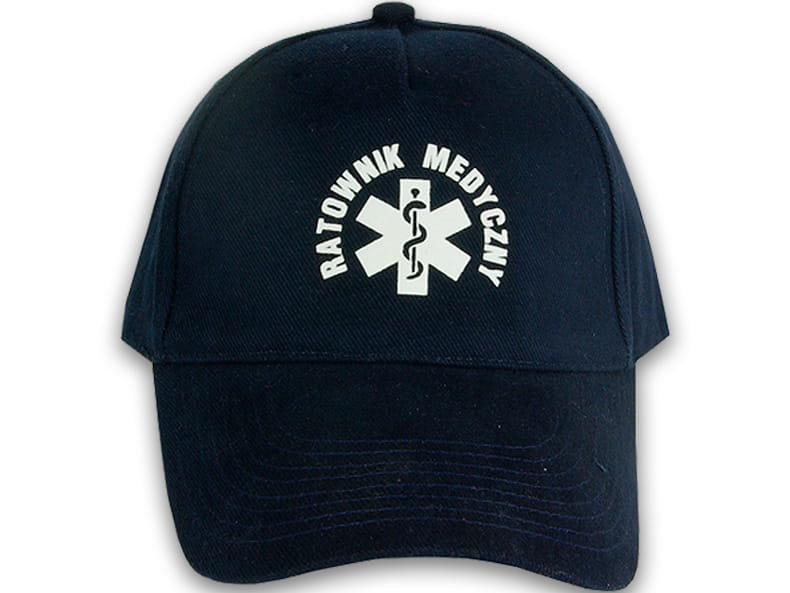 Czapka comfort RATOWNIK MEDYCZNY - granatowa