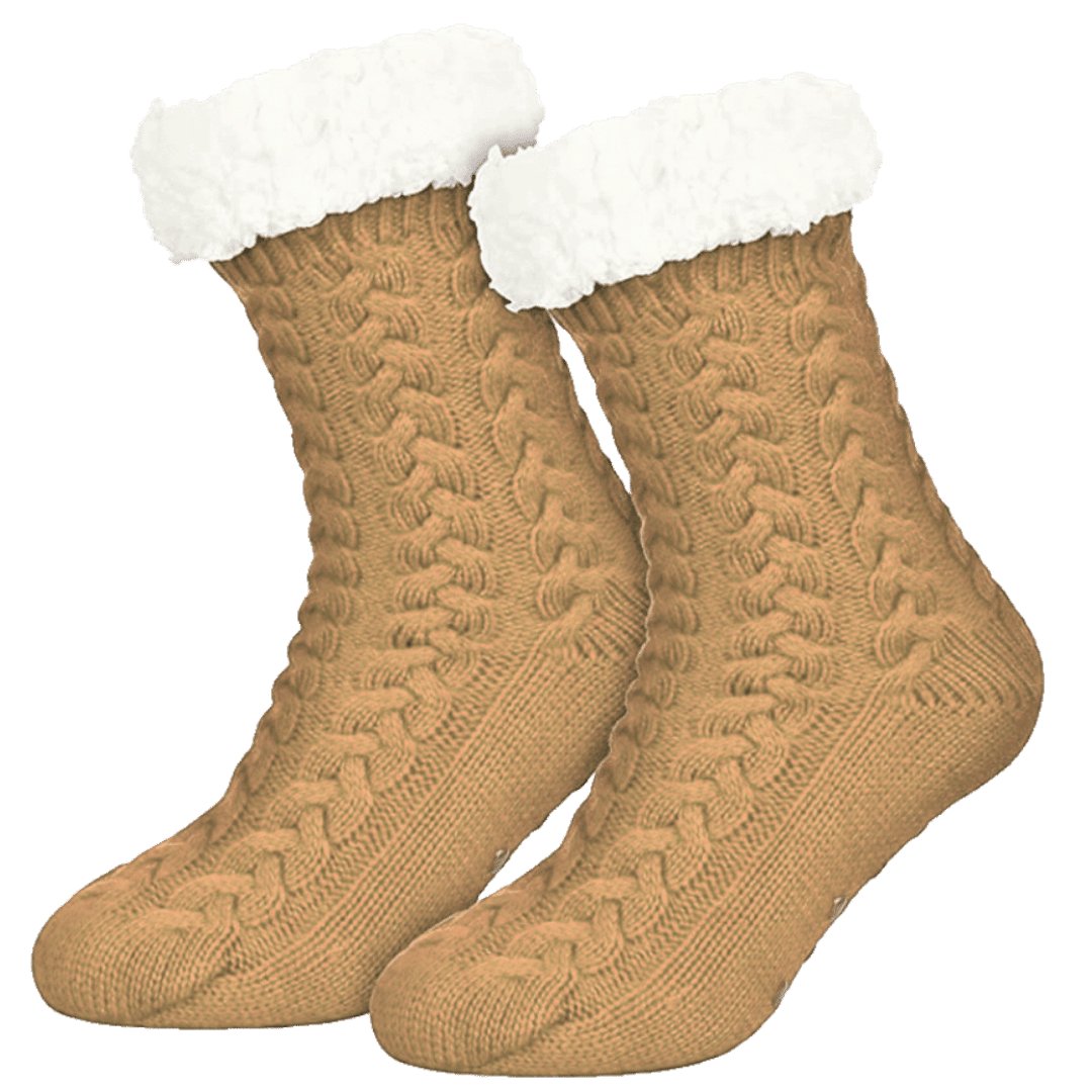 Grube Cieple Skarpetki Kapcie Domowe Abs Skarpety Damskie Antypoślizgowe
