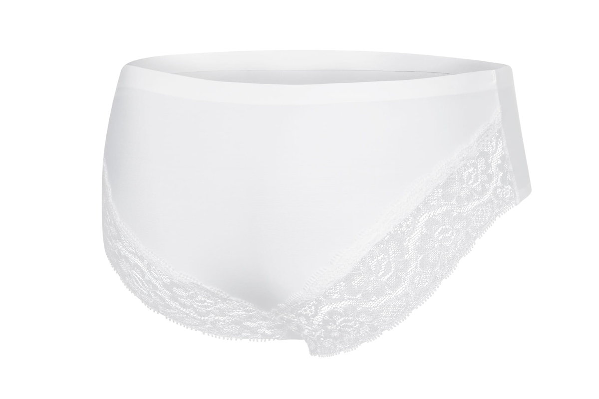 Figi Damskie Bezszwowe Cheekie Julimex Białe  L