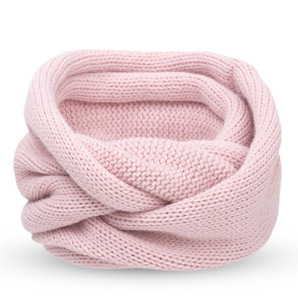 Nandy Komin Duży Zimowy Damski Długi Na Dwa Rolujący Gładki Ciepły Na Zimę - Kom-Duz-Bis-J-Roz