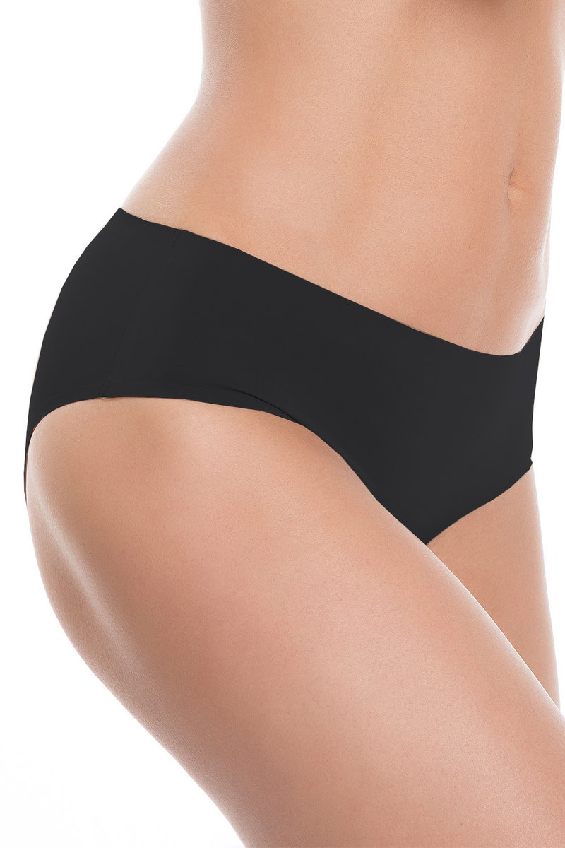 Figi Damskie Bezszwowe Simple Julimex Czarne  Xl