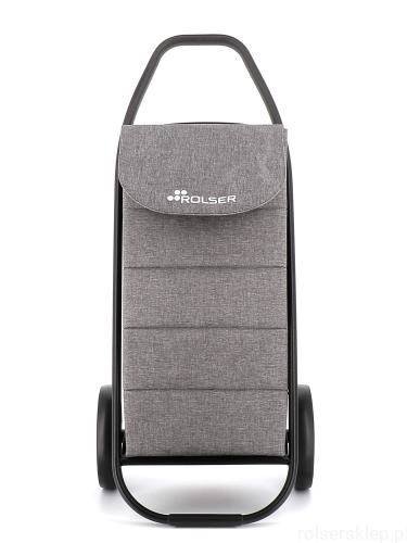 Wózek na zakupy ROLSER COM Tweed Polar 8 Black Tube Gris