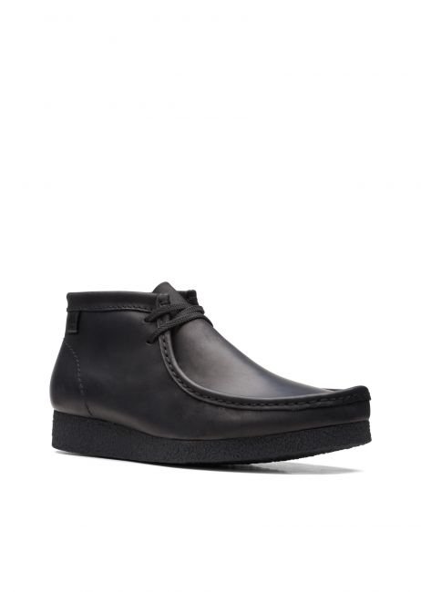 Clarks Shacre Boot [Black Leather] - Rozmiar 43
