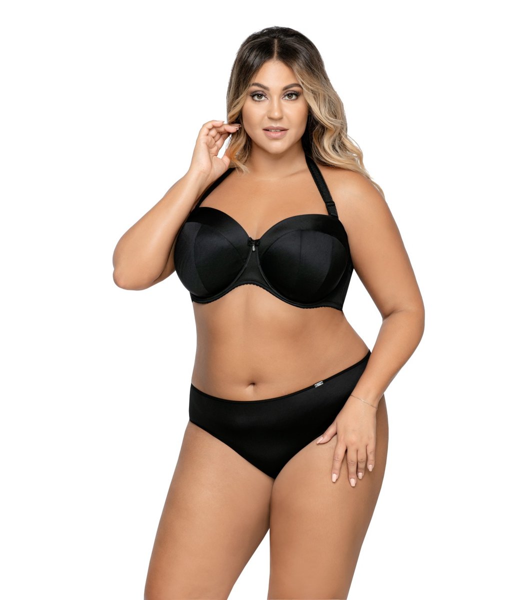 Biustonosz bardotka AV 1787 czarny BIG  90D