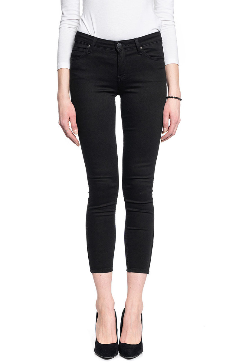 Spodnie Damskie Lee Scarlett Cropped Black Rinse L30Cfs47-W27 L33