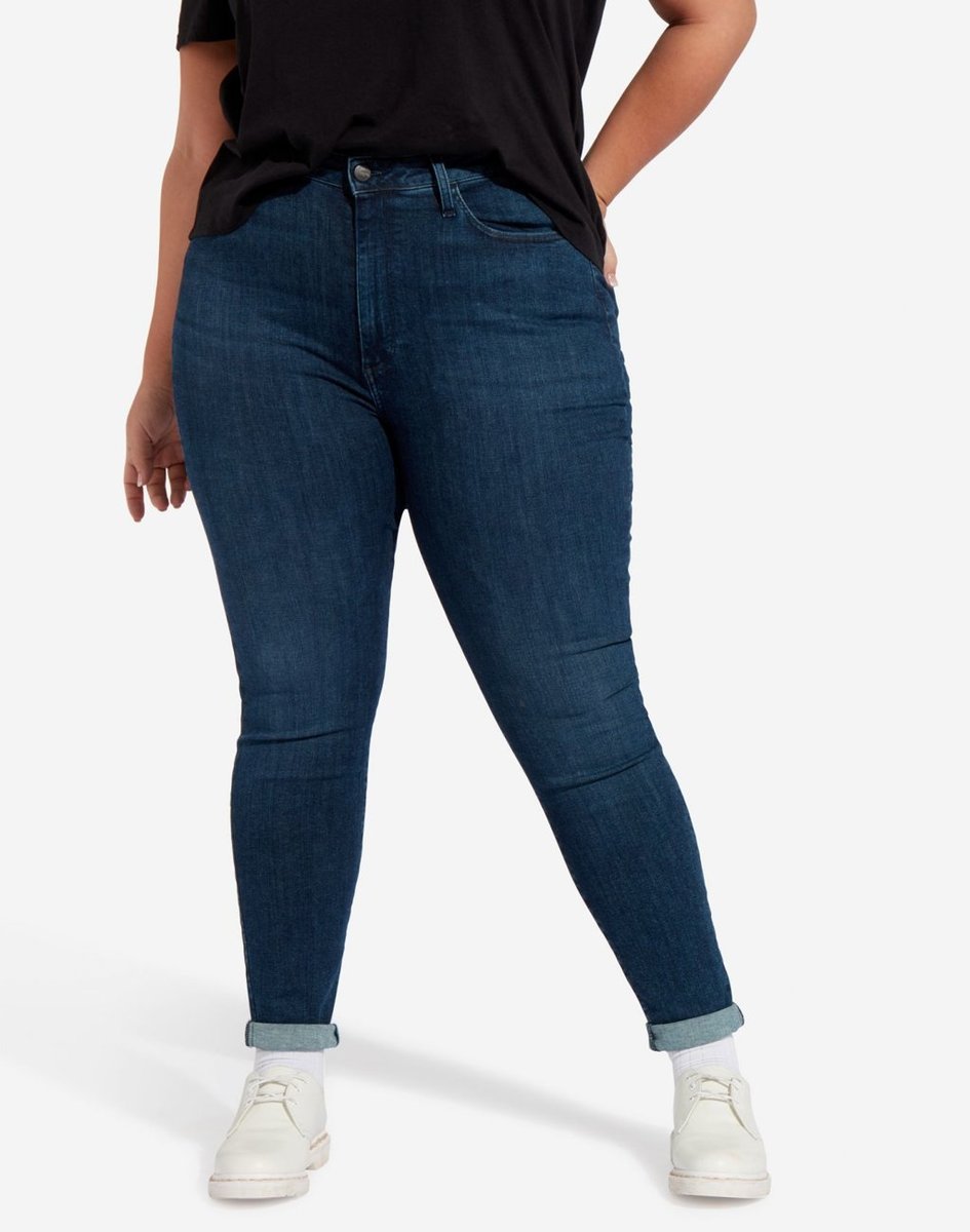 Spodnie Damskie Wrangler Skinny Plus Stretch Dark W24Kwx053-W44 L32