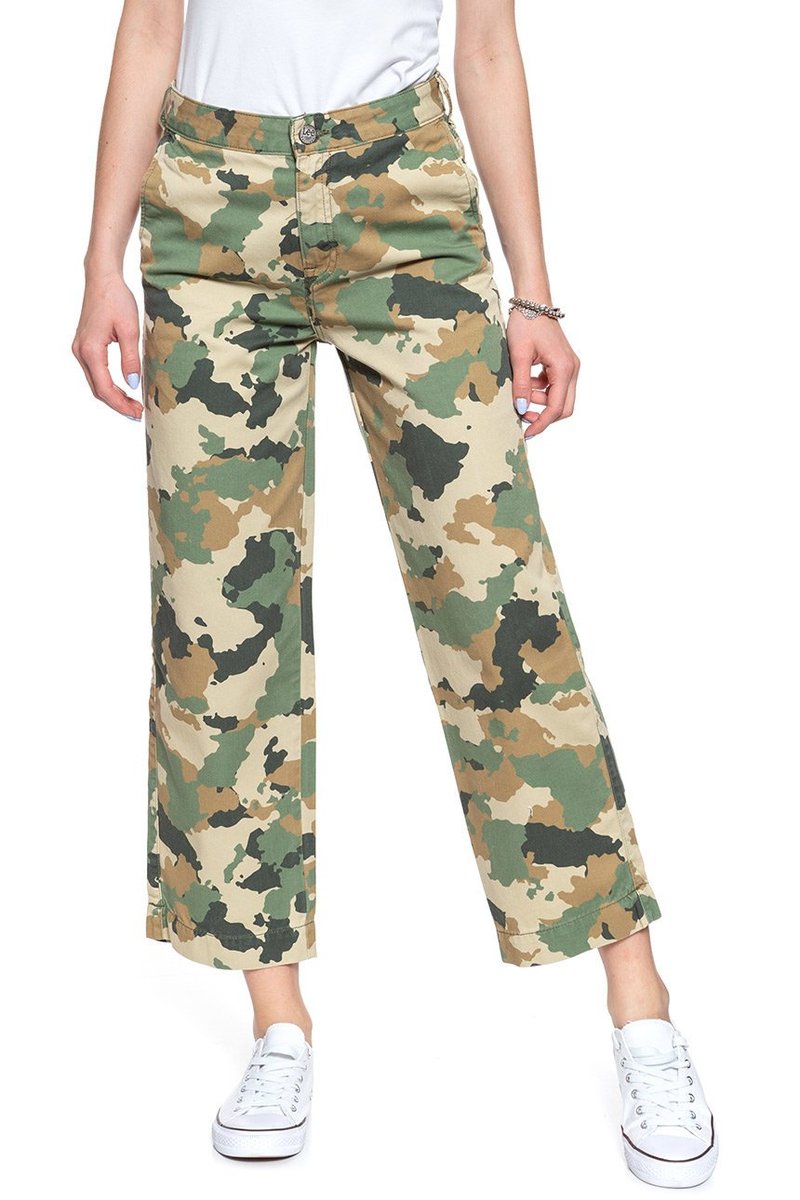 Spodnie Damskie Lee Wide Leg Camouflage L31Gcw03-W25 L31