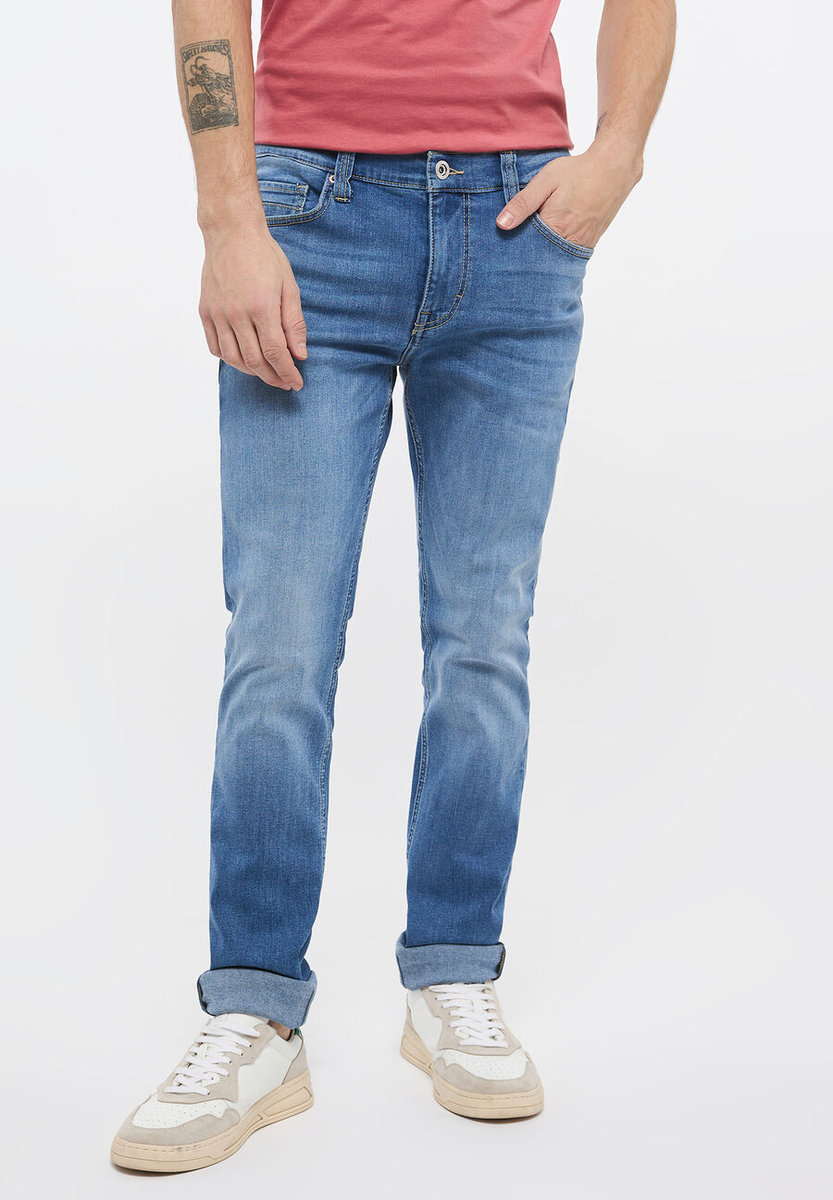Mustang Vegas Męskie Spodnie Jeansowe Jeansy Denim Blue 1013706 5000 683-W34 L30
