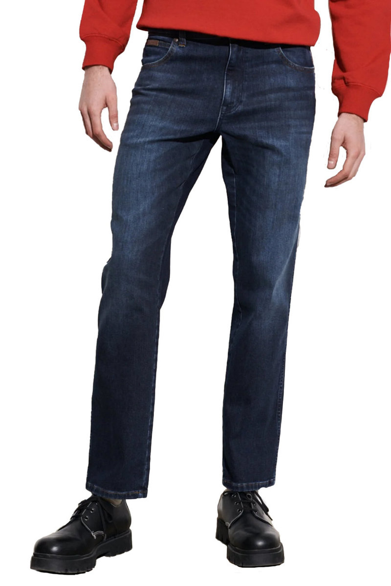 Wrangler Texas Męskie Spodnie Jeansowe Electric Rodeo W1213521J-W32 L34