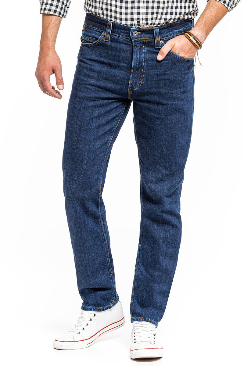 Mustang Tramper Tapered Męskie Spodnie Jeansowe Jeansy Denim Blue 1014044 5000 980-W34 L32