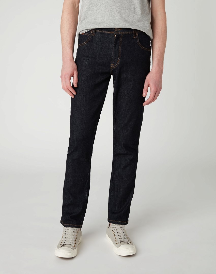 Wrangler Texas Męskie Spodnie Jeansowe Slim Dark Rinse W12Sp690A-W33 L32