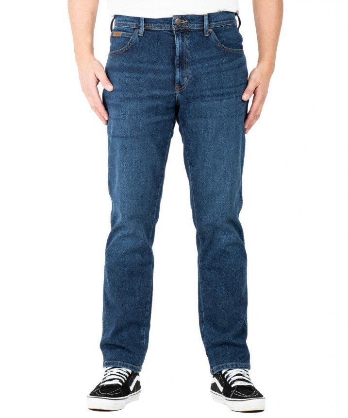 Wrangler Texas Slim Męskie Spodnie Jeansowe Shy Boy W12Socr27-W33 L30