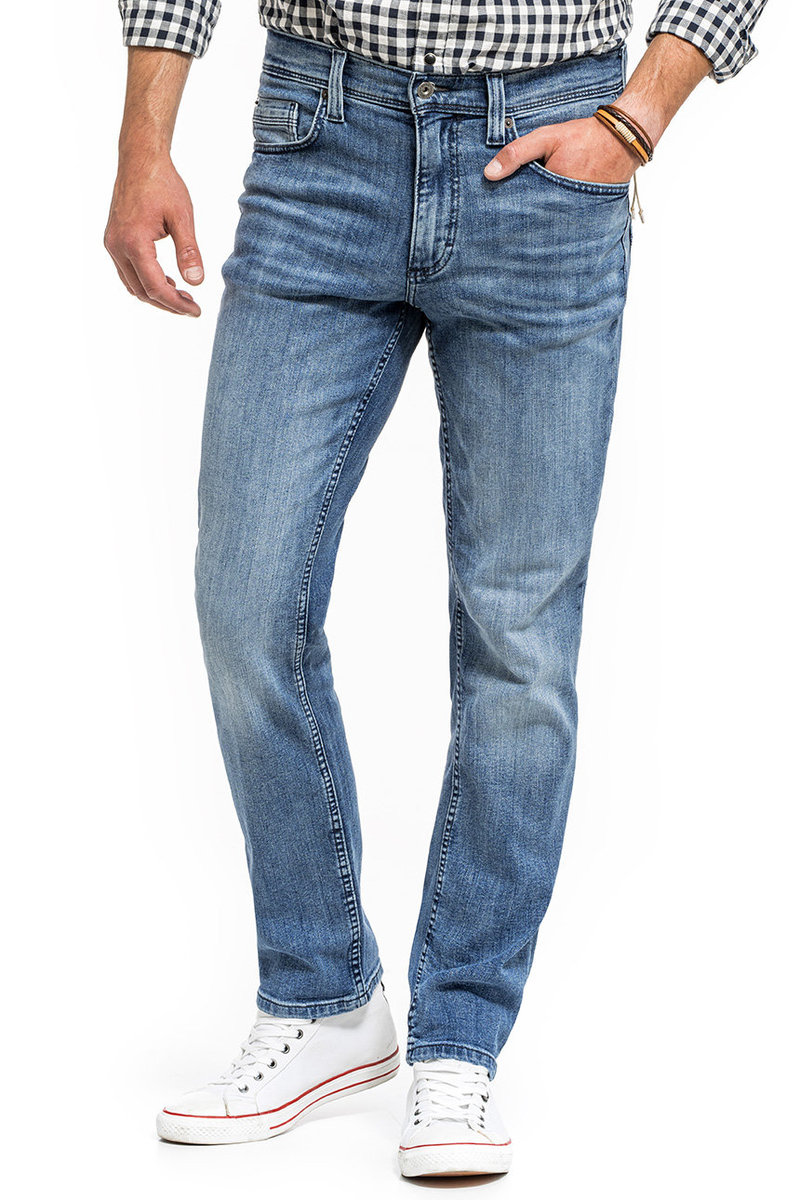 Mustang Washington Męskie Spodnie Jeansowe Jeansy Denim Blue 1013944 5000 313-W33 L30