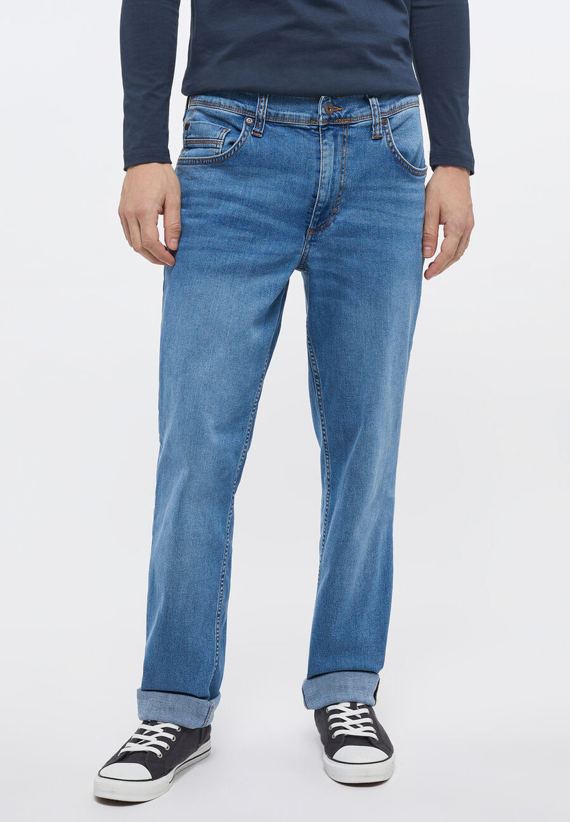 Mustang Style Washington Męskie Spodnie Jeansowe Denim Blue 1013657 5000 583-W35 L30