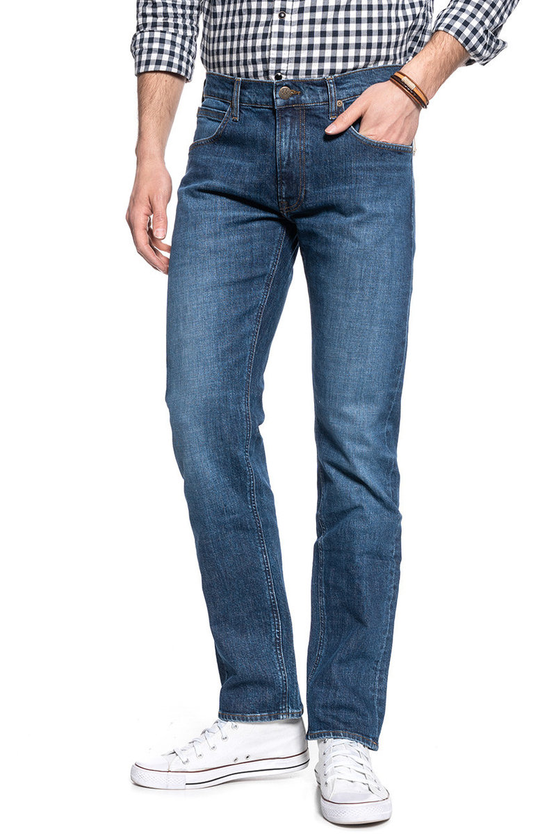 Lee Daren Męskie Spodnie Jeansowe Regular Straight L707Kndd-W42 L32