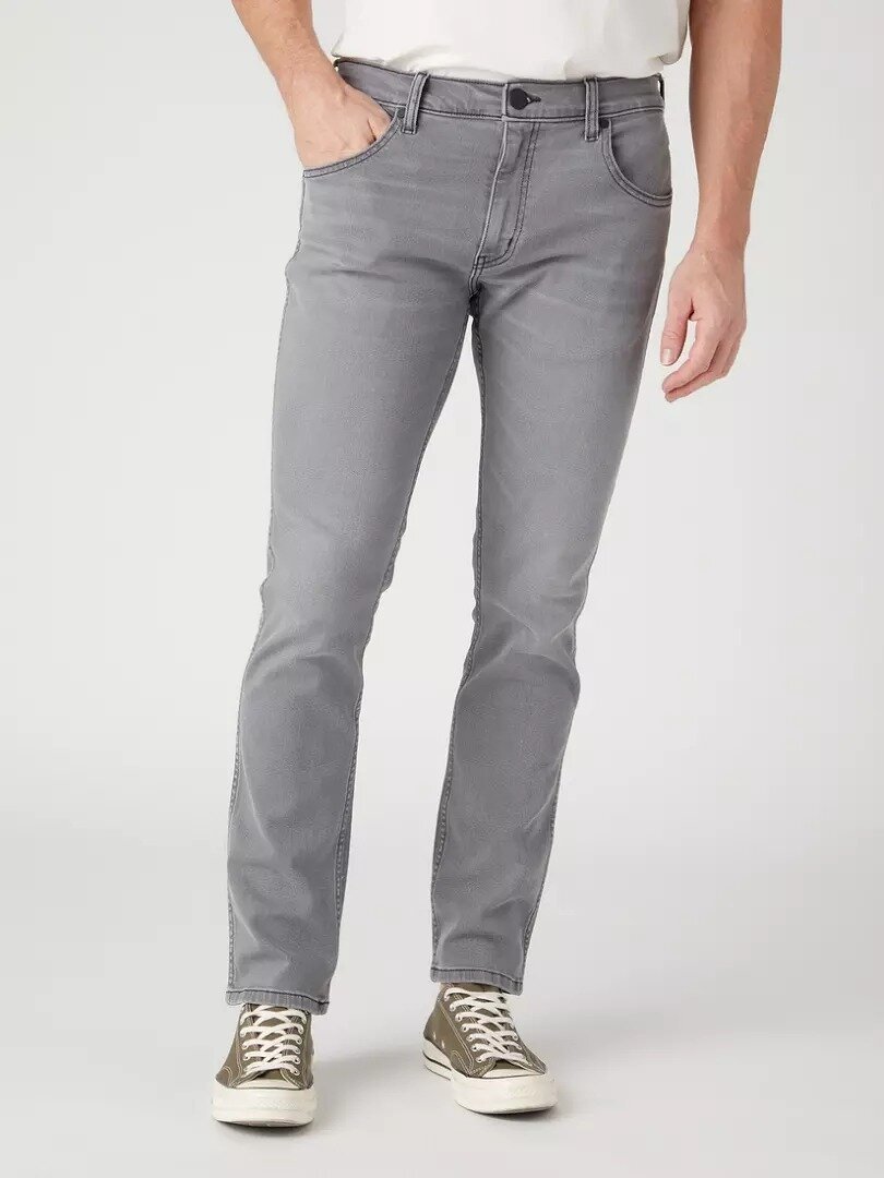 Wrangler Greensboro Męskie Spodnie Jeansowe Jeansy Light Ashes W15Qby42F-W32 L34