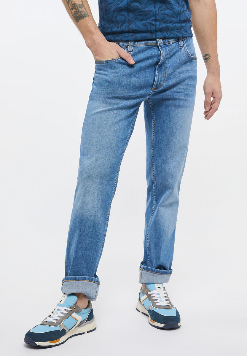 Mustang Washington Męskie Spodnie Jeansowe Jeansy Denim Blue 1013671 5000 412-W34 L30