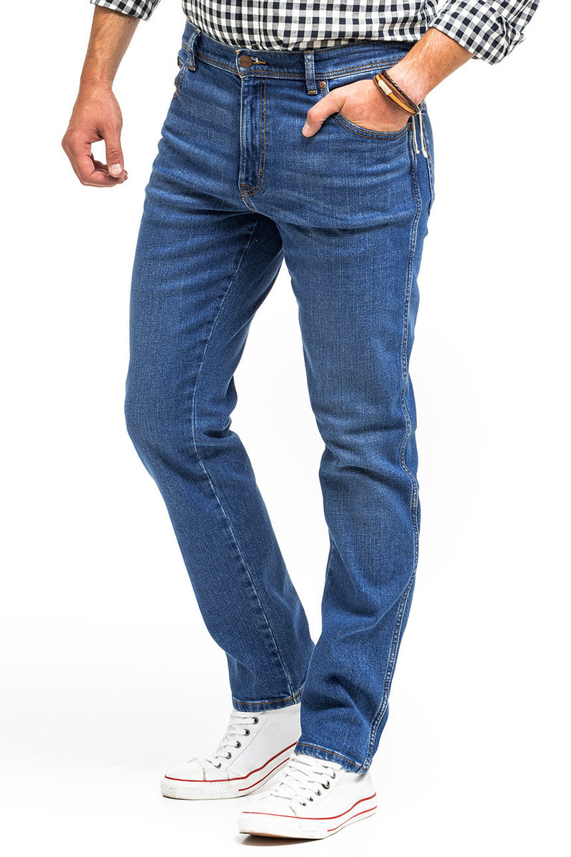 Wrangler Texas Slim Męskie Spodnie Jeansowe Banging W12Shn58Q-W40 L34