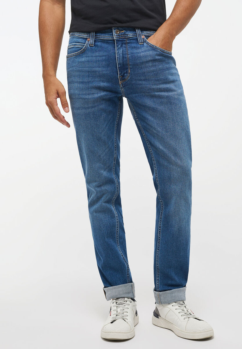 Mustang Vegas Męskie Spodnie Jeansowe Jeansy Denim Blue 1013202 5000 583-W32 L32