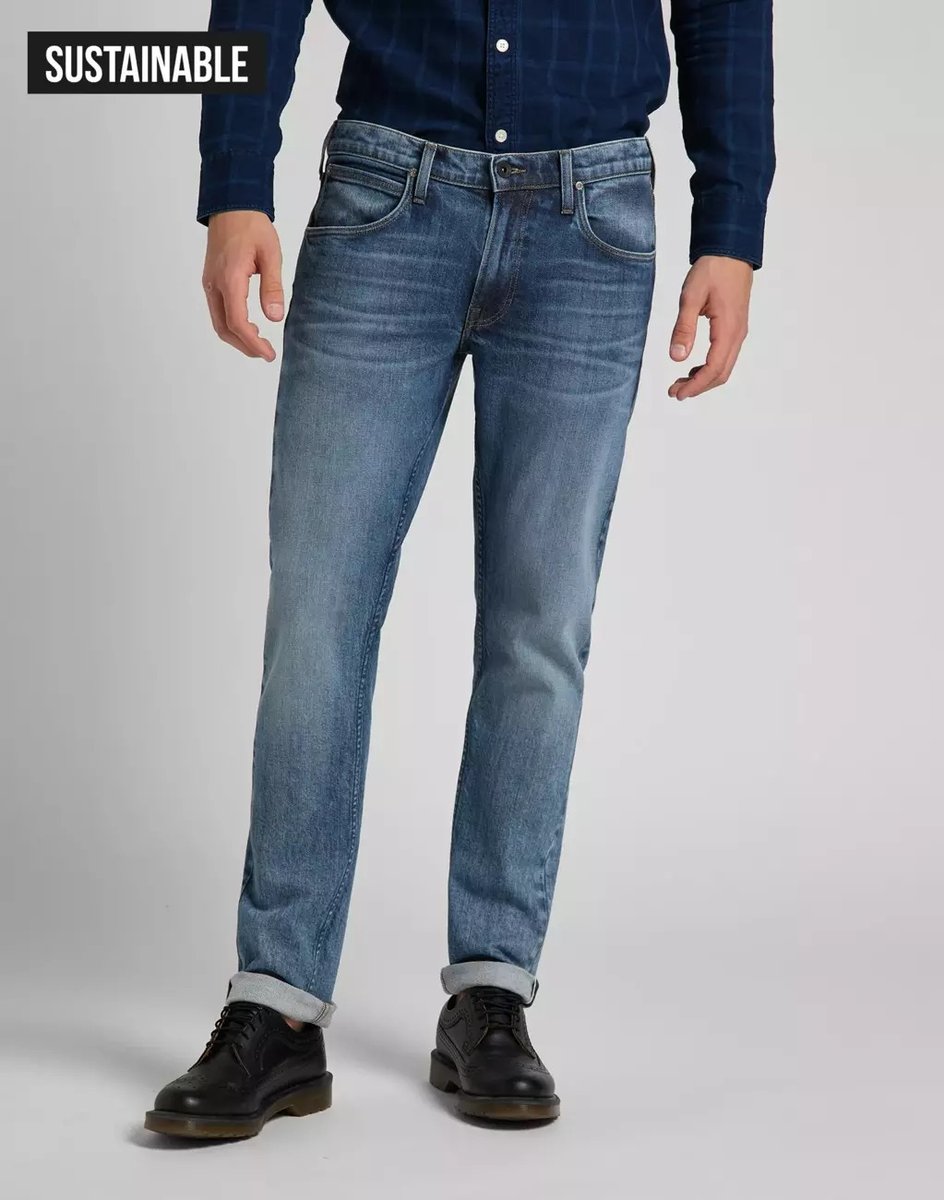 Lee Daren Zip Fly Męskie Spodnie Jeansowe Jeansy Mid Sidney  L707Fcnu-W31 L32
