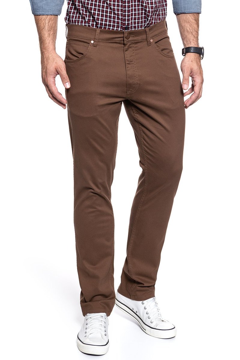 Wrangler Spodnie Męskie Greensboro Bison W15Qt228E-W30 L34