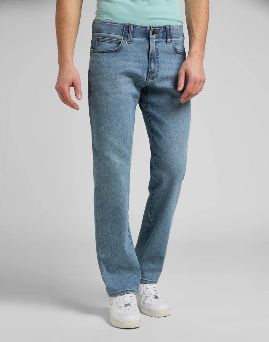Lee Straight Fit Xm Męskie Spodnie Jeansowe Field Blue L71Wvtag-W31 L30