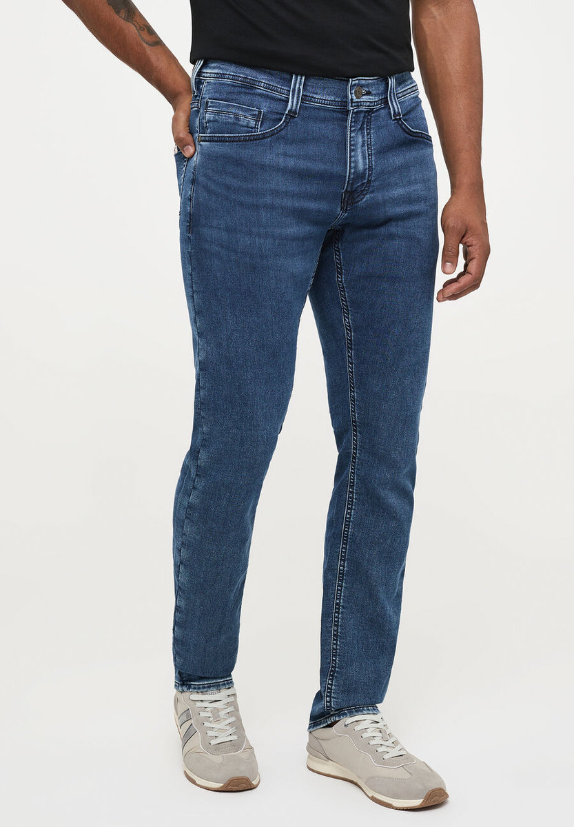 Mustang Oregon Tapered K Męskie Spodnie Jeansowe Jeansy Denim Blue 1012565 5000 883-W34 L32