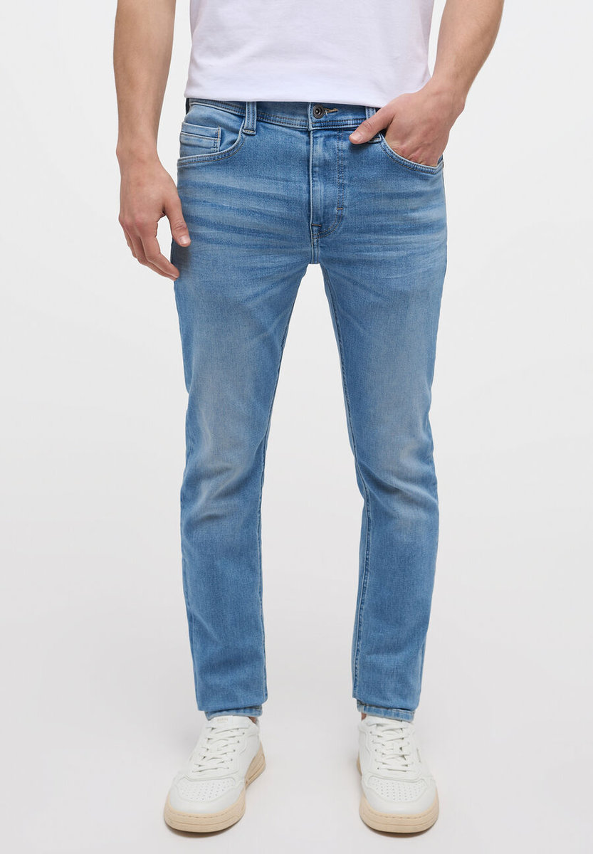 Mustang Oregon Slim K Męskie Spodnie Jeansowe Denim Blue 1013709 5000 413-W34 L30
