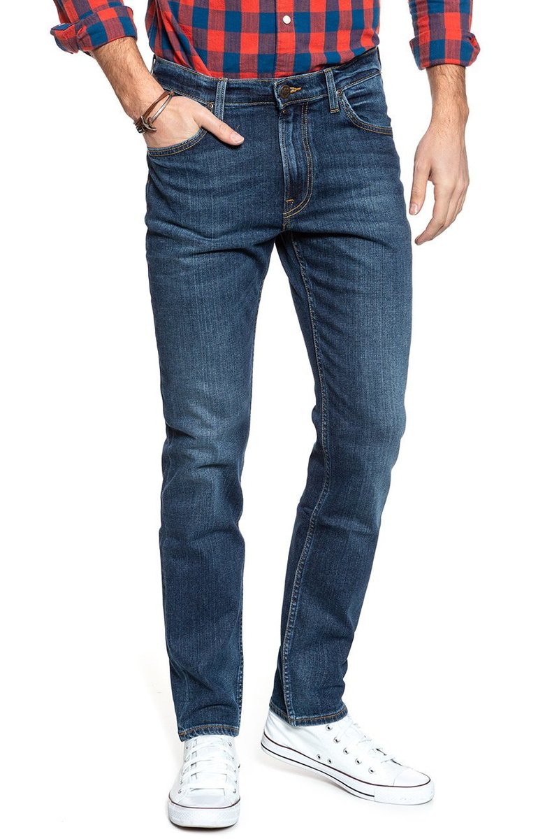 Lee Spodnie Męskie Rider Blue Waters L701Dxcp-W40 L34